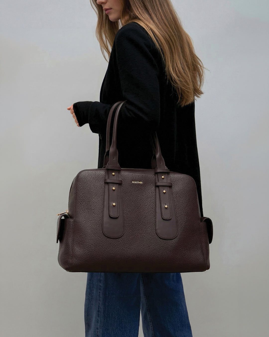 Loretta Laptop Bag Chocolate