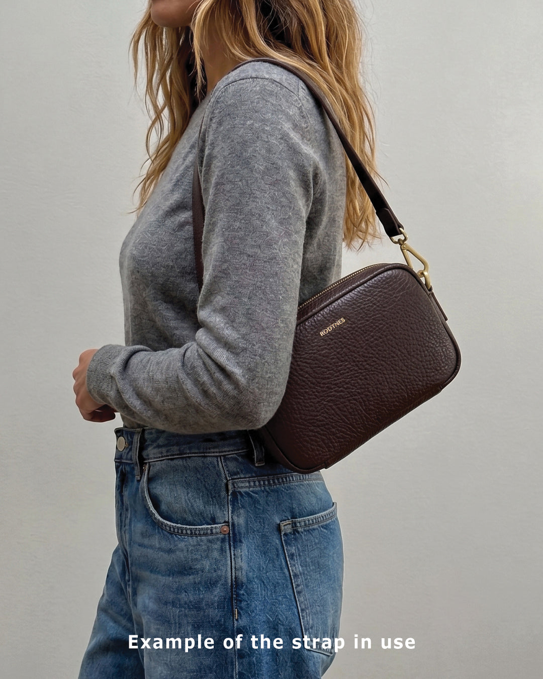 Short Strap for Willow Bag Chocolate