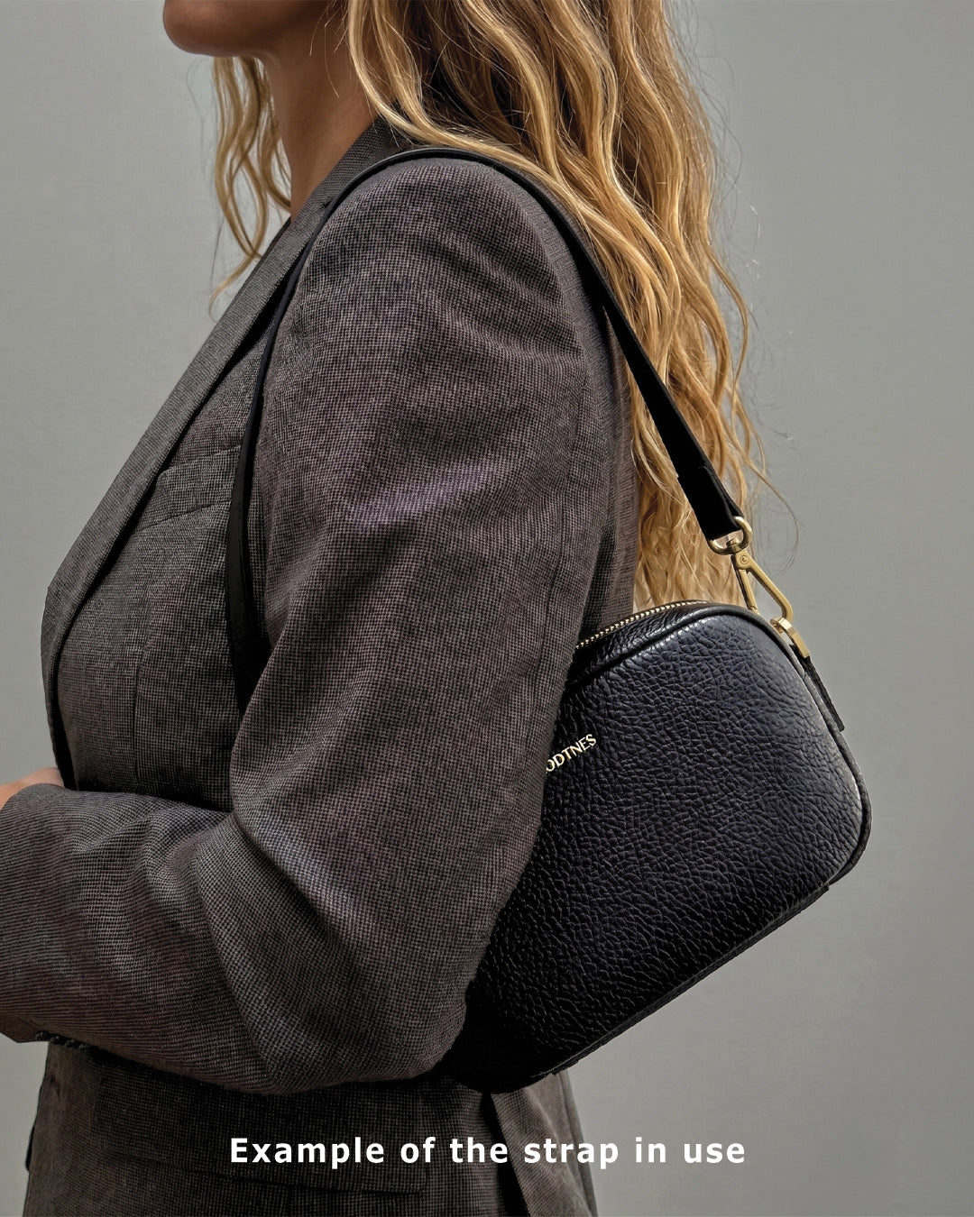 Short Strap for Willow Bag Black
